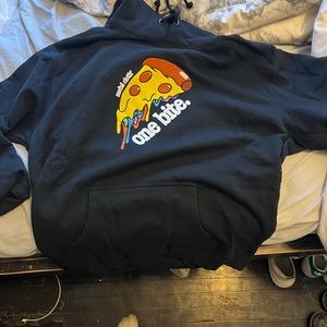 Barstool X Awful Clothing collab hoodie. One bite pizza hoodie fits true to size